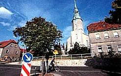 die Kirche als Wahrzeichen von Dittersbach a. d. E.