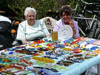 Glasarbeiten zum Natur- und Handwerkermarkt
