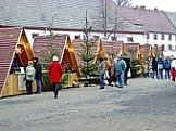 der Adventsmarkt auf dem Klosterhof