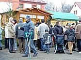 Imbiss-Angebot der Klosterschenke vor dem Klostermarkt