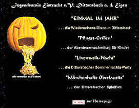 www.einmalimjahr.info - die Homepage zur Wiedersehens-Disco in Dittersbach
