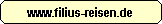 www.filius-reisen.de - zur Homepage vom Reiseservice Lichtner