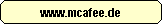 www.mcafee.de- aktuelle Virenwarnungen und entsprechende Schutzprogramme
