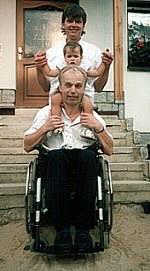 Gaudi mit meinem Patenkind Maria und Papa Jens